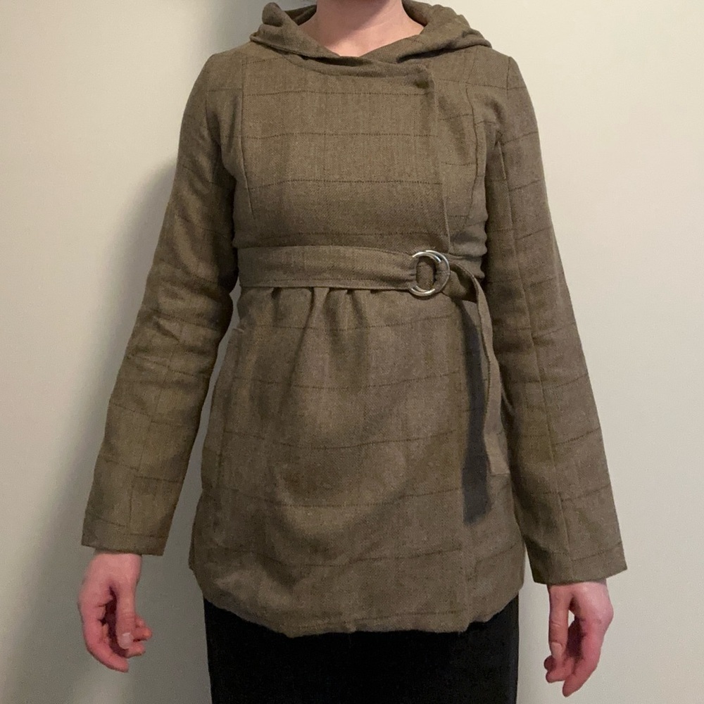 Rebecca King designer wool blend jacket, small